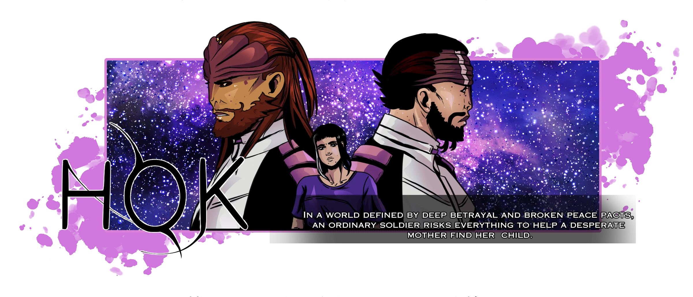 Hok, Waram and Maja, waiting for the end of war