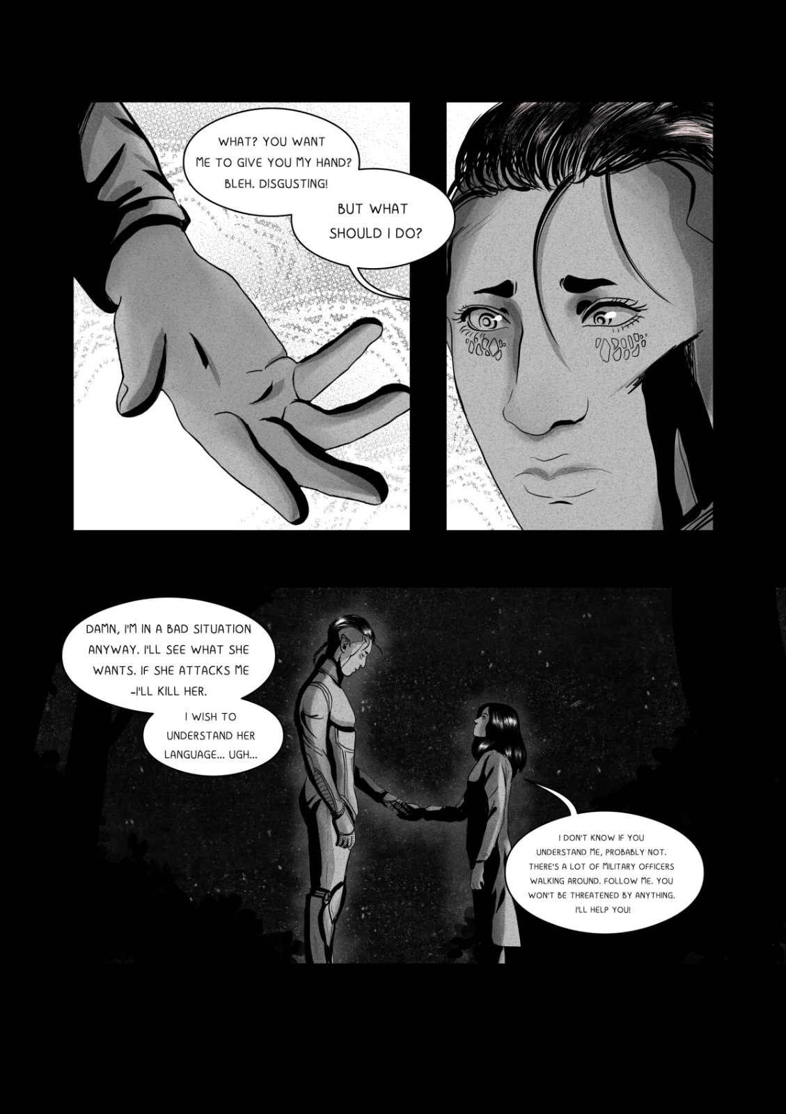 My own Alien [remake], Chapter 1: An Alien?, page 11
