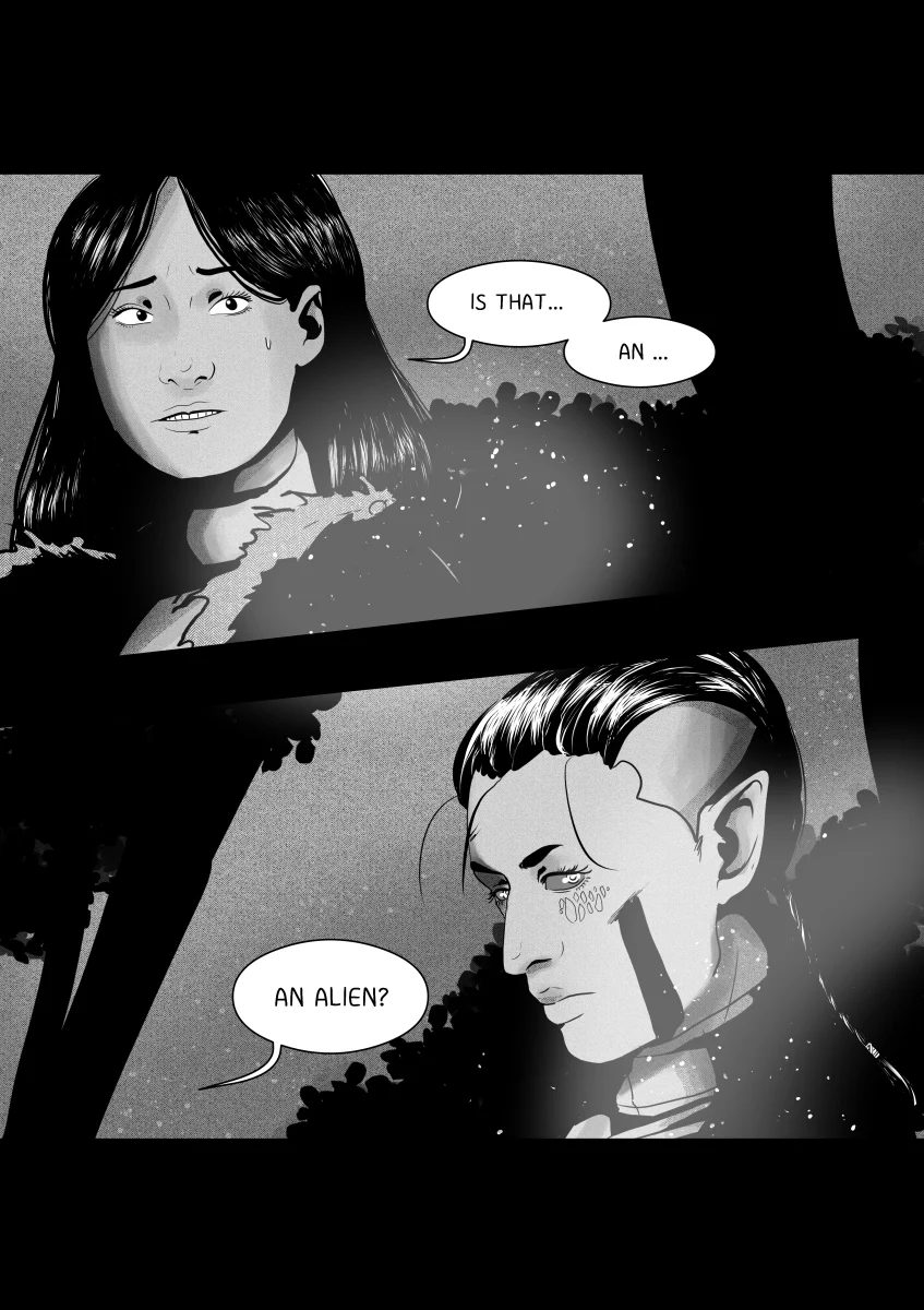 My own Alien [remake], Chapter 1: An Alien?, page 8