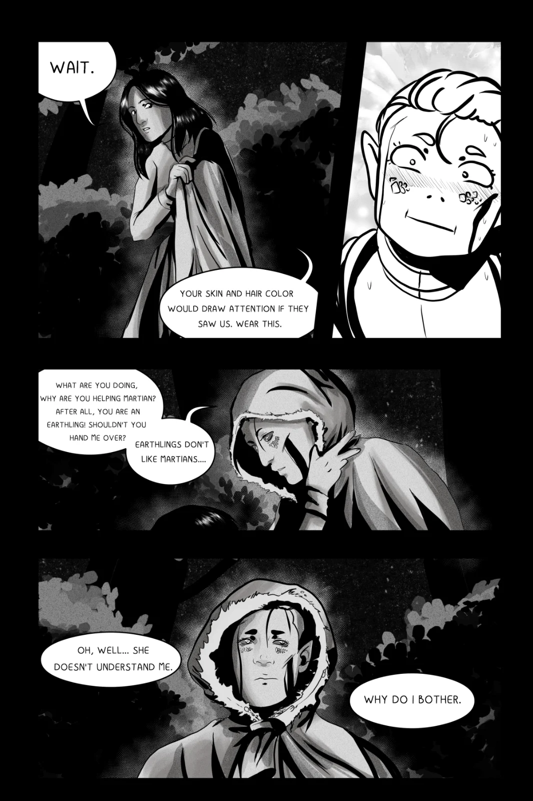 My own Alien [remake], Chapter 1: An Alien?, page 12