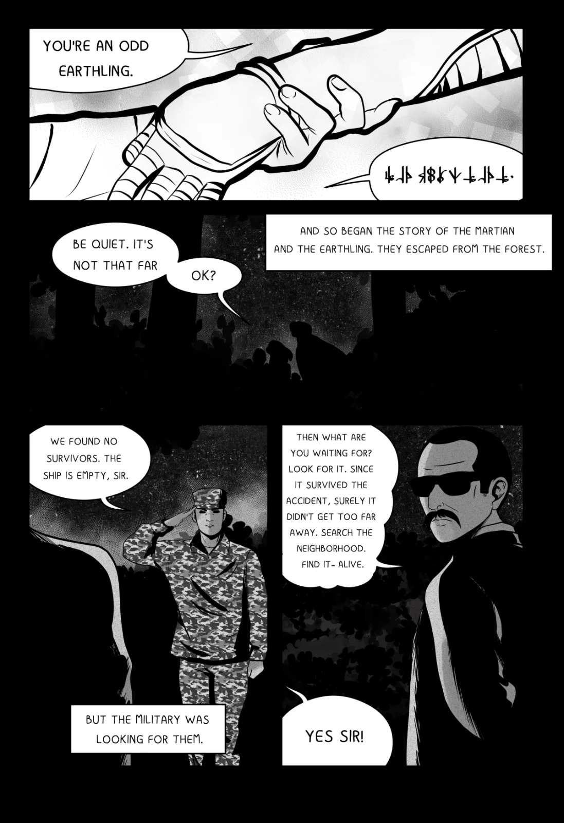 My own Alien [remake], Chapter 1: An Alien?, page 13