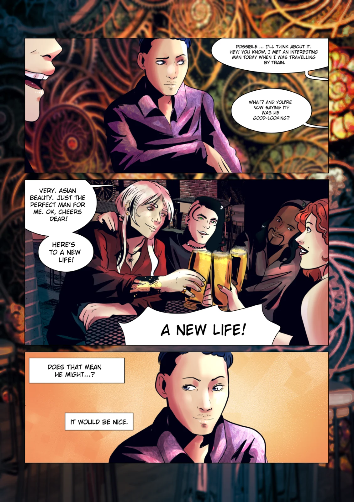 The Last Train, Chapter 2: Cheers!, page 4